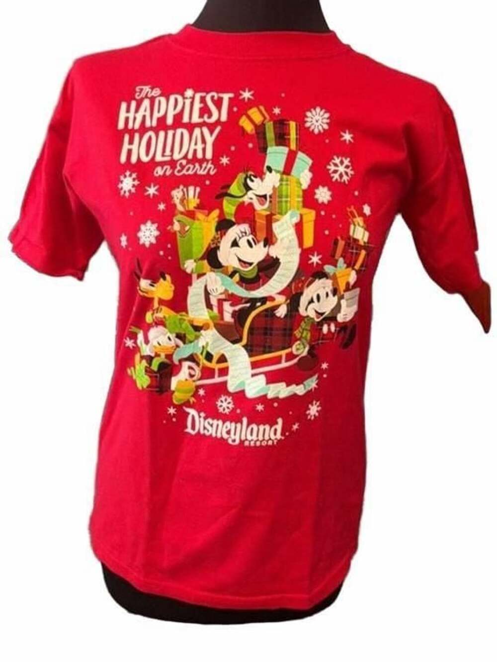 Disney Parks The Happiest Holiday On Earth Size L T-Shirt